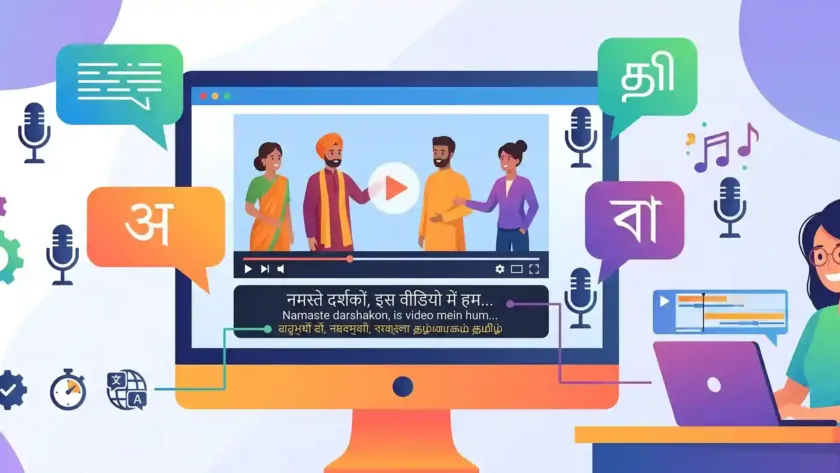 How to Add Accurate Captions to Videos in Indian Languages